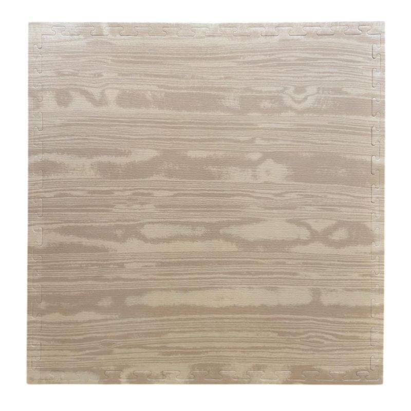 Kampfsport- / Fitnessmatten Holzoptik / Schwarz, 2,5 cm