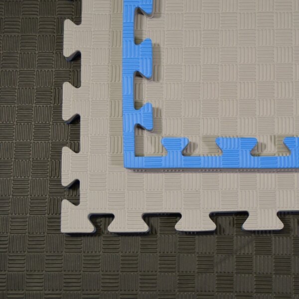 Allround Trainingsmatten 100 x 100 x 2 cm verzahnt speziell für Training, Kita, Schule, Home