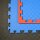 SET / Komplette Kampfsportmatte 10  x 10 m rot-blau, 2 cm