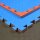 SET / Komplette Kampfsportmatte 10  x 10 m rot-blau, 2 cm